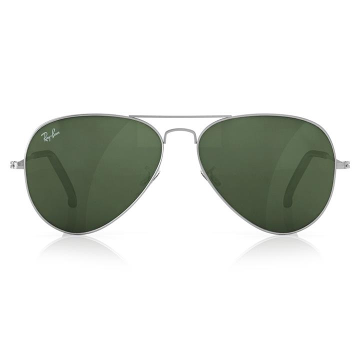 عینک آفتابی خلبانی مدل Aviator Large Metal Grey سایز 55 میلی متر